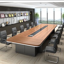 Office furniture small conference table long table simple modern desk conference room reception negotiation table and chair combination