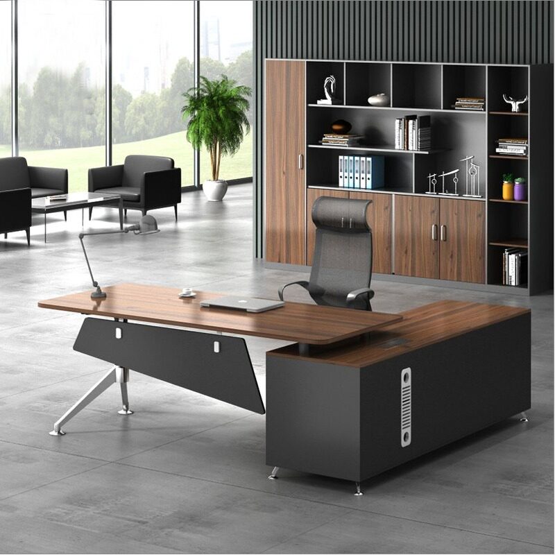 New boss desk office furniture president desk and chair combination executive desk executive desk manager desk boss desk