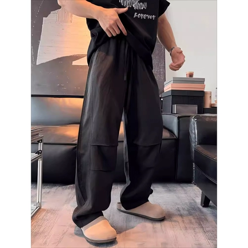 Летние тонкие штаны, дышащий парашютист, свободный прямой крой