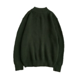 Осенний брендовый мужской трикотажный трендовый базовый приятный телу свитер, высокий воротник