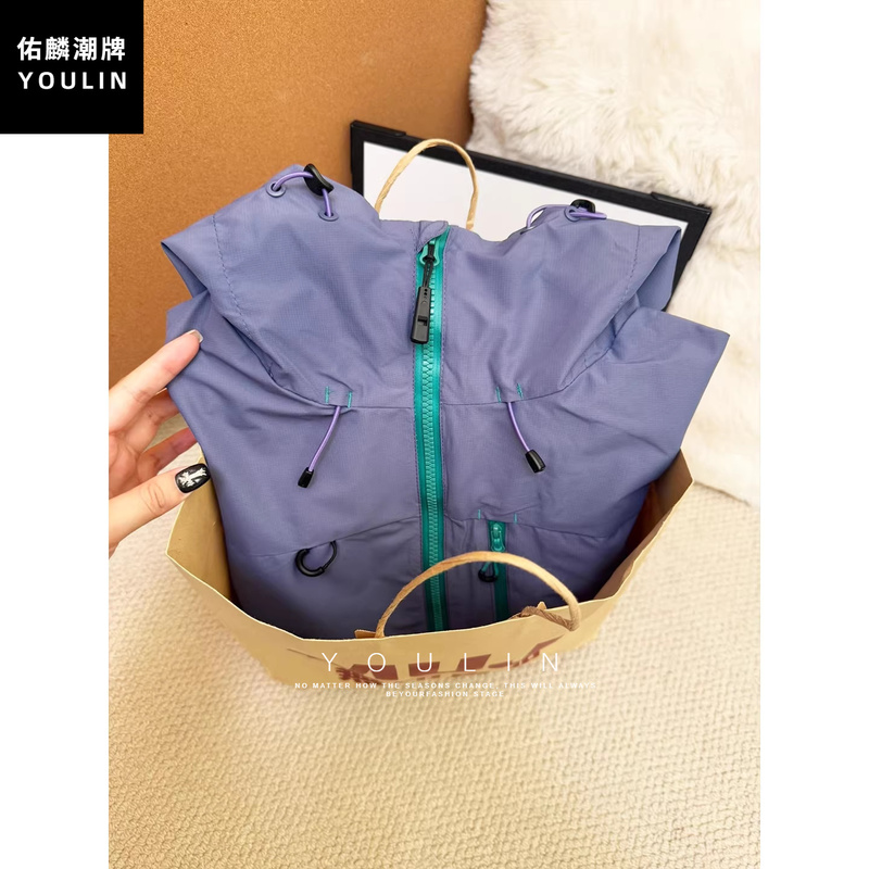 Purple Dopamine Softshell Jacket for Men and Women, Summer Hiking and Cycling Mountaineering Clothing, Couple's Workwear Jacket