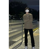 Штаны, эластичные черные джинсы, в американском стиле, облегающий крой, свободный прямой крой