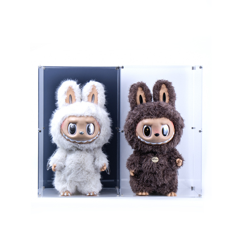 Touwu Society Extra Large 66*41*30.5cm Minimalist Pop Mart Acrylic Blind Box Storage and Display Box