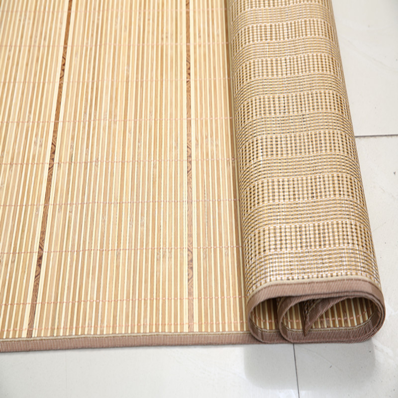 Mat carbonized 1.5 double-sided mat gấp tre mat duy nhất ký túc xá sinh viên mat 0.9 m 1.2 m 1.8 m