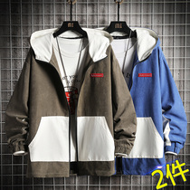 Jacket Mens Spring Autumn Teenagers Autumn Clothing for the Han Edition Trend Junior High School High School students jacket Fall clothes handsome