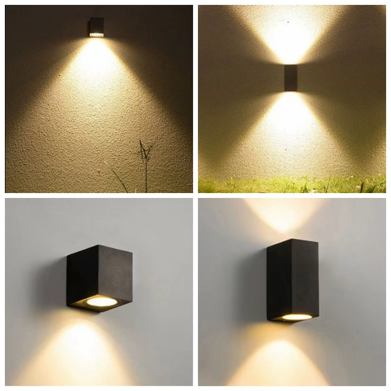 Led Chinese-Style Outdoor Wall Lamp Waterproof Double-Headed Single-Headed Exterior Wall Balcony Simple Modern Courtyard Outdoor Wall Lamp