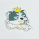 Mèo con Nhật Bản và Hàn Quốc Husky quả Husky dễ thương phim hoạt hình cún con mèo điện thoại di động vỏ vá phụ kiện túi trâm - Trâm cài cài áo