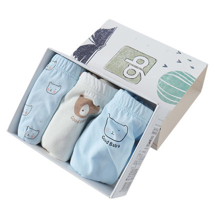 好孩子儿童内裤男宝宝纯棉四角裤男童平角裤小