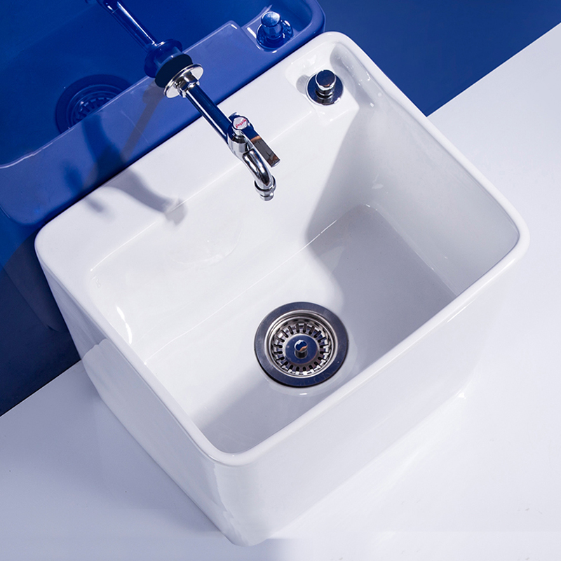 New Mop Pool Ceramic Mop Pool Balcony Rectangular Wash ground drag dressing room Large number small Number of floor home