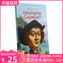 Spot imported English original Who is Christopher Columbus Who Was Christopher Columbus? Primary and middle school students English reading W