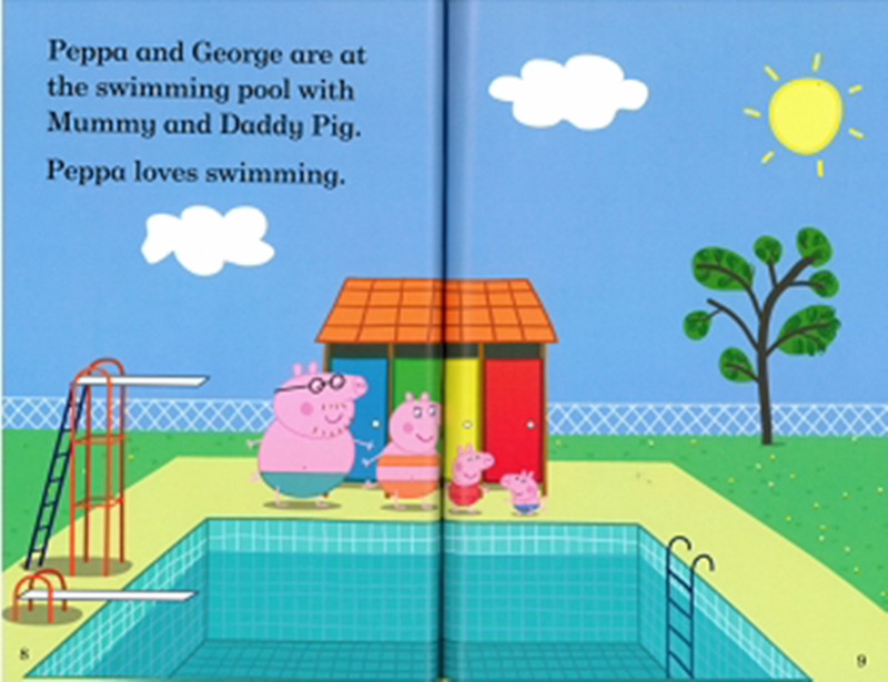 Peppa Pig Going Swimming: Ladybird Level 1 Reader - Taobao product photo 6