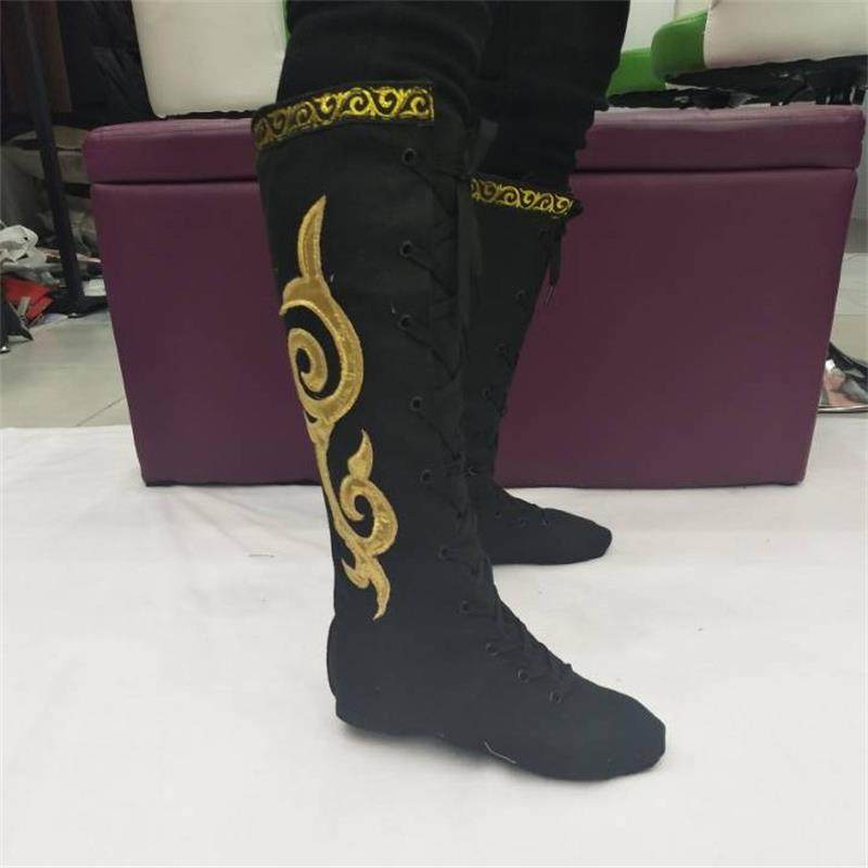 Women's Dance Shoes Canvas Jazz Boots Soft Bottom Dance Shoes New Practice Shoes Women Modern Dancing Shoes Flat Bottom
