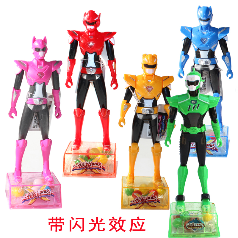 Jacchamp Play Minose Candy Candy Snacks Children Snack Mini Special Team Warrior Shine Children Creative Supermarket Fulfillment