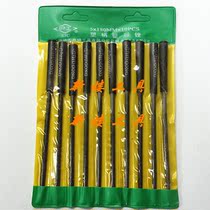 Steel file Shijin file knife plastic handle plastic File 5 * 180mm 10 round
