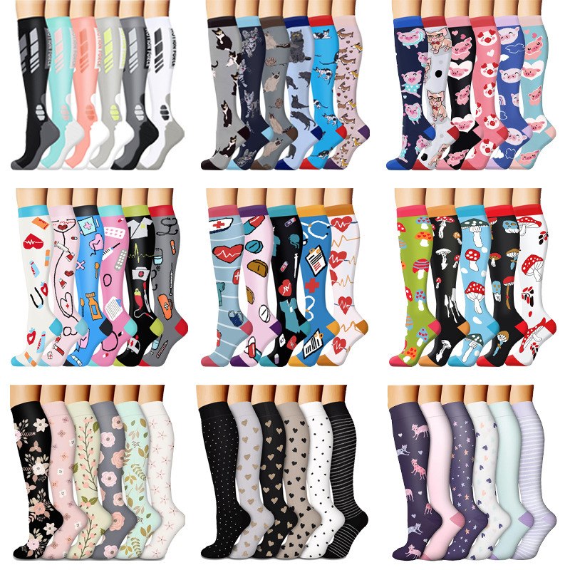 Large-Sized Compression Socks for Marathon Running Socks Long Socks