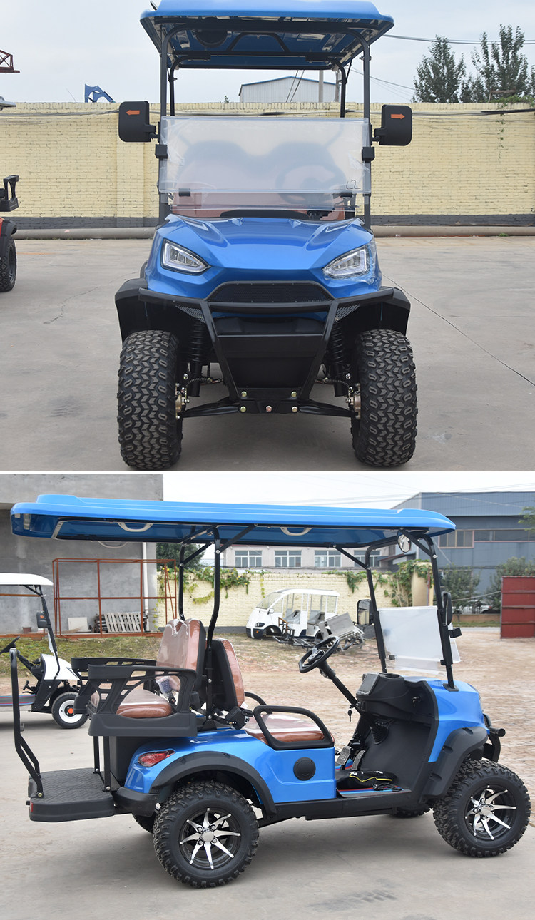 Гольф-кары 4-8座高尔夫球车物业巡逻车电动观光车楼盘看房车景区游览观光车
