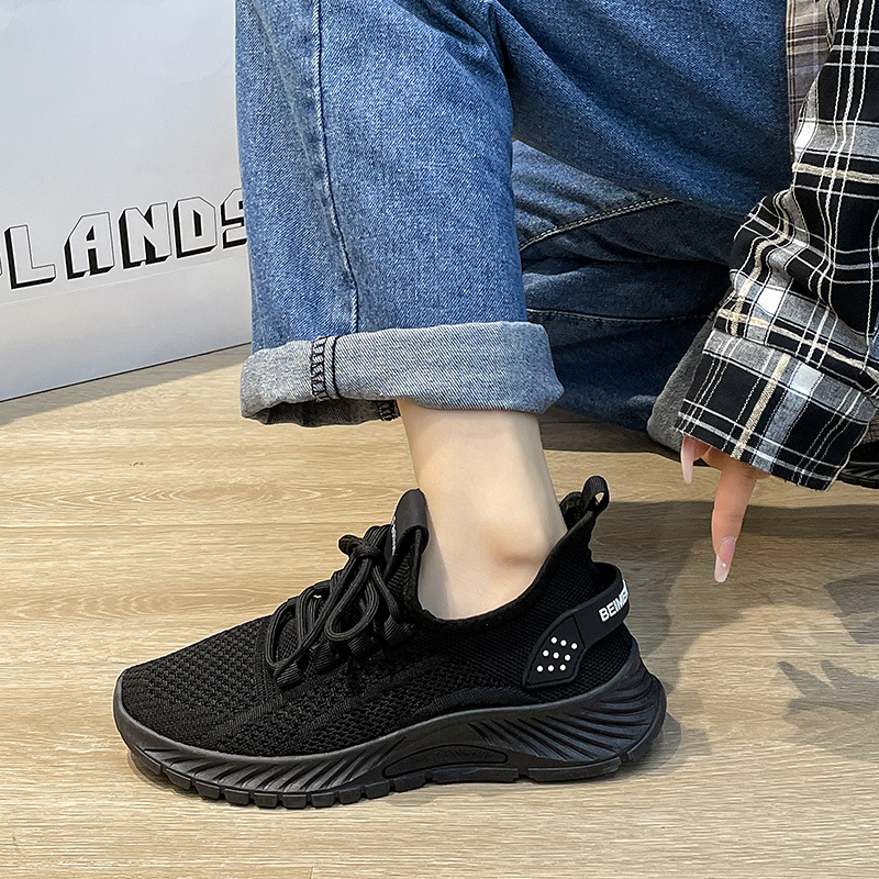 Gas Station Women's Anti-Static Work Shoes Spring and Summer Women's Single Shoes Black Sports Shoes Mesh Non-Slip Work Shoes