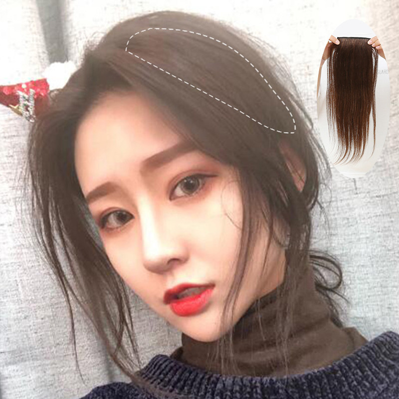 Fashion Phantom piece of style Genuine Hair No scarred Invisible Cushion Hair head fluffy cushion Two sides Tonic Hair