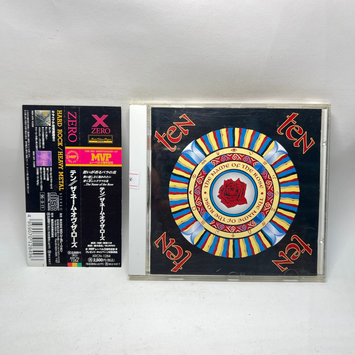 R подлинная CD-запись диска с нулевым лейблом stage melody хард-рок-группы TEN с боковой этикеткой Изображение 1