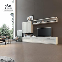 Jimei Sixiang Nordic simple living room TV cabinet custom solid wood molded cabinet door Modern small apartment furniture