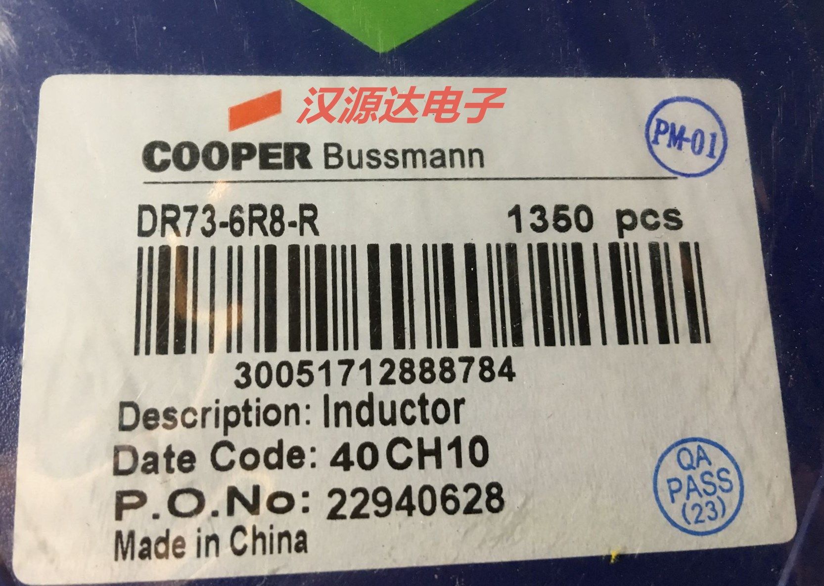 DR73-6R8-R 6 8UH 3 12A 7 6X7 6X3 5MM COOPER SMD shielding power inductor