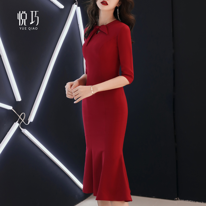 Robe du soir YUEQIAO conventionnel - Ref 3211180 Image 2