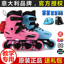 rollerblade children roller skates skates children full set inline wheel adjustable roller skates flat shoes