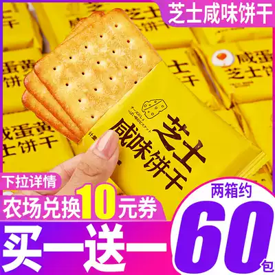 Cheese salty cookies FCL multi-flavor packaging to solve the greedy snacks snacks net red explosion snack food bulk farmers