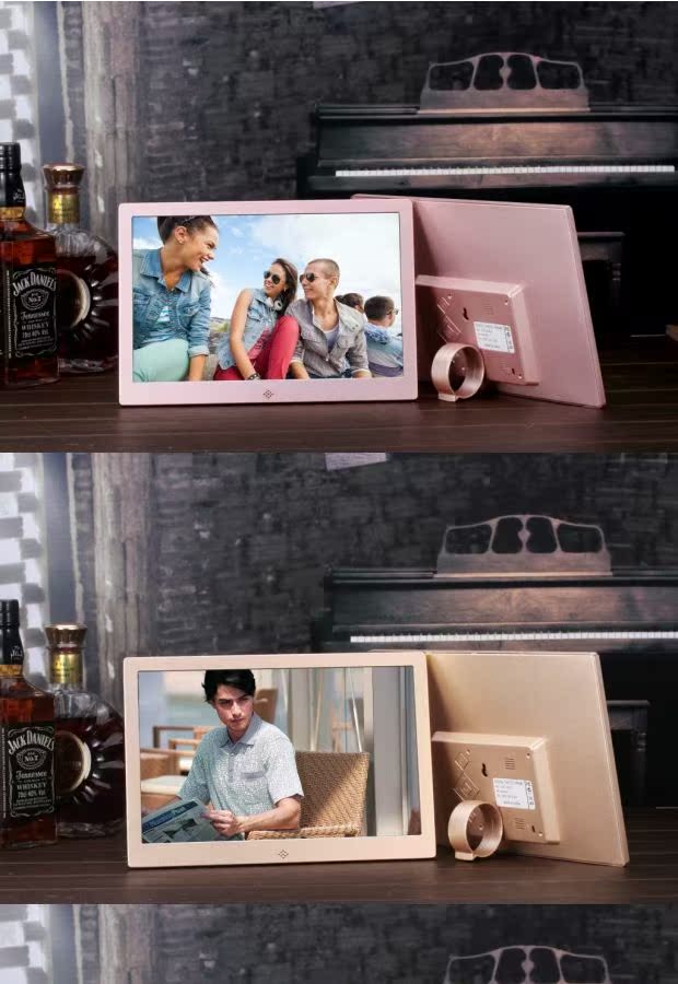 Mới 12-inch độ nét cao ảnh kỹ thuật số khung kim loại tăng Tyrant vàng quảng cáo món quà mỏng hẹp bezel - Khung ảnh kỹ thuật số 	khung ảnh kỹ thuật số xiaomi