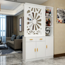 Entrance door Xuanguan Partition Cabinet Double-sided Living-room Screen Cabinet Modern Minima Wine Cabinet Shoes Cabinet Integrated Small Family Type Decorative Cabinet
