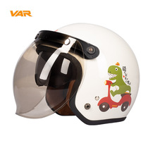 VAR Small Dinosaur Electric Battery Electric Bottle Car Cartoon Cute Helmet Man Four Seasons Universal Lady Summer Sun Protection Safety Helmet