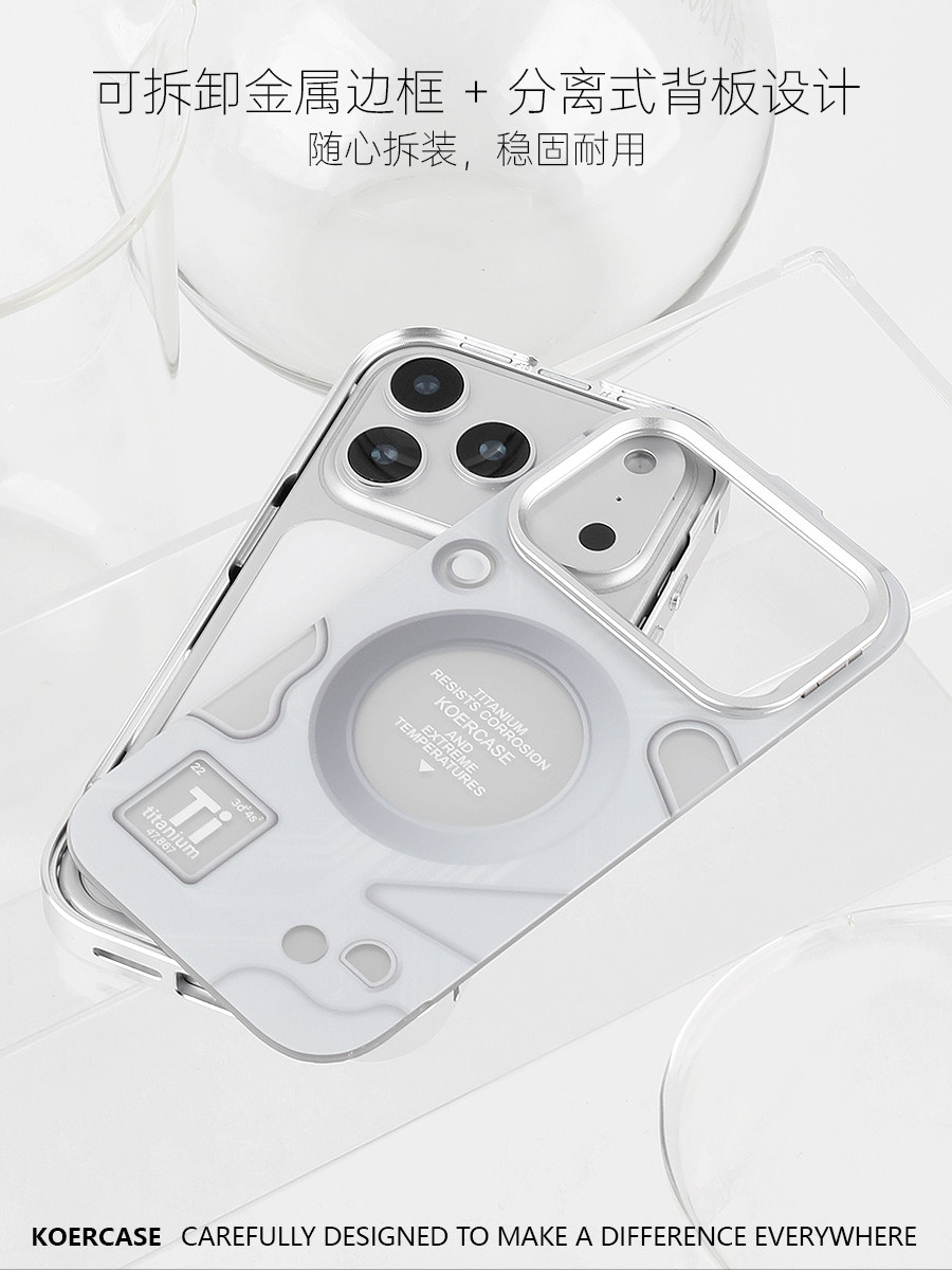 Titanium Element Graphic Stand iPhone Case