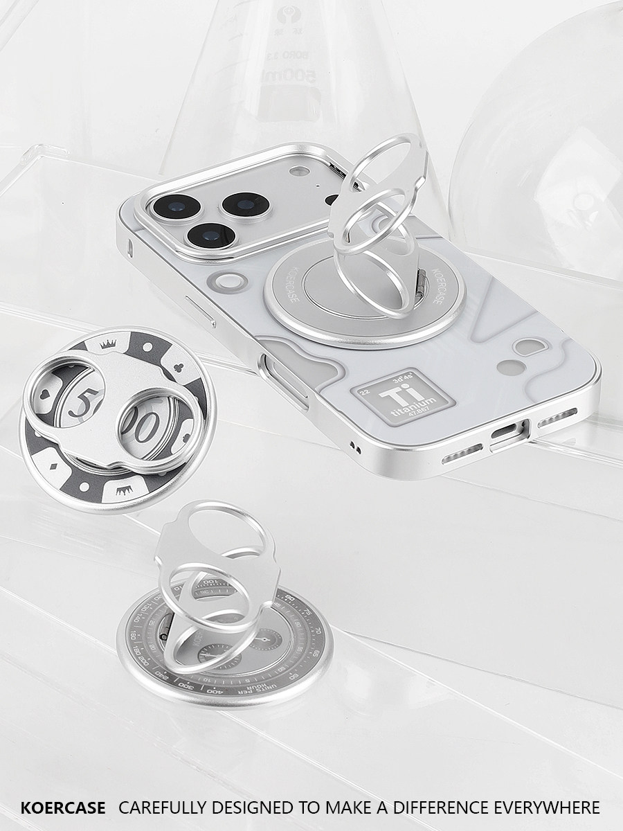 Titanium Element Graphic Stand iPhone Case