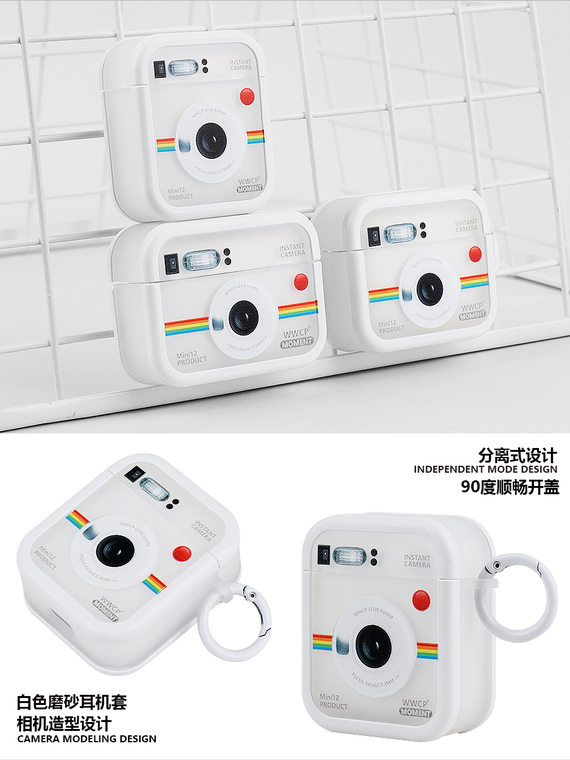 Instant Camera Protective Carry Airpods 1, Airpods 2, Airpods 3, Airpods Pro AirPods Case