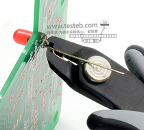 Pierjack TP-30 forming pliers bend the diode component pins towards the PCB board flatten them buckle them and cut the pins