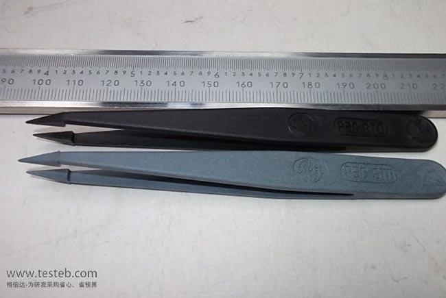 Swiss Sipel P3C-STD G grey high temperature resistant plastic tweezers 0 6mm Precision pointed electrostatic dissipation