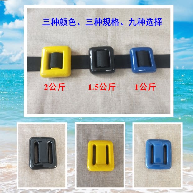 1KG 1KG 1 1000gr 1kg 1kg 1 kg 2 catties eco-friendly diving lead block coated plastic counterweight negative heavy belt lead pendant