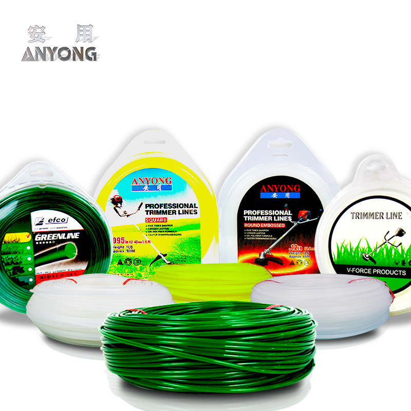 Grass rope universal irrigation cutting wear-resistant weeding grass machine Round square mowing Nylon rope lawn mower grass head