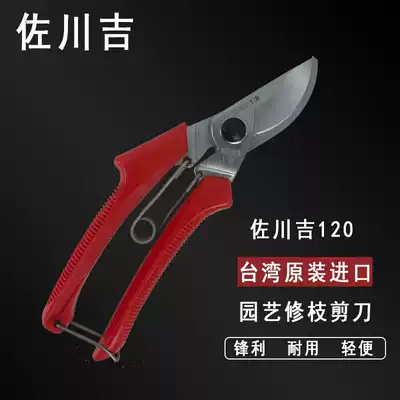 Taiwan imported Sagawa Ji 120 pruning shears pruning pruning rough shears garden tools gardening scissors fruit tree Greening scissors