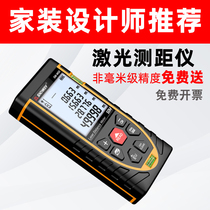 Deep Dawei laser rangefinder Handheld high precision electronic ranging small measuring room instrument multi-function infrared measuring ruler