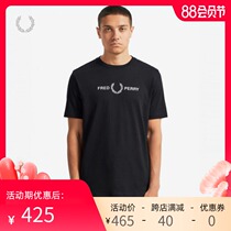 FRED PERRY MENS T-shirt summer British loose sports casual short-sleeved WHEAT ear T-shirt trend M7514