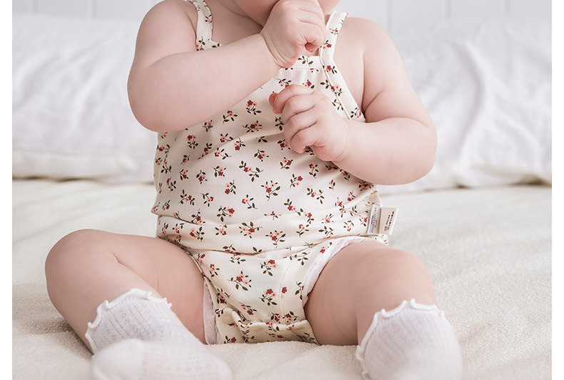 Baby Girl Onesie Summer Infant Vest Sling — 18