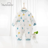 Детская стеганая демисезонная пижама для новорожденных, детский осенний комбинезон, хлопковое удерживающее тепло боди
