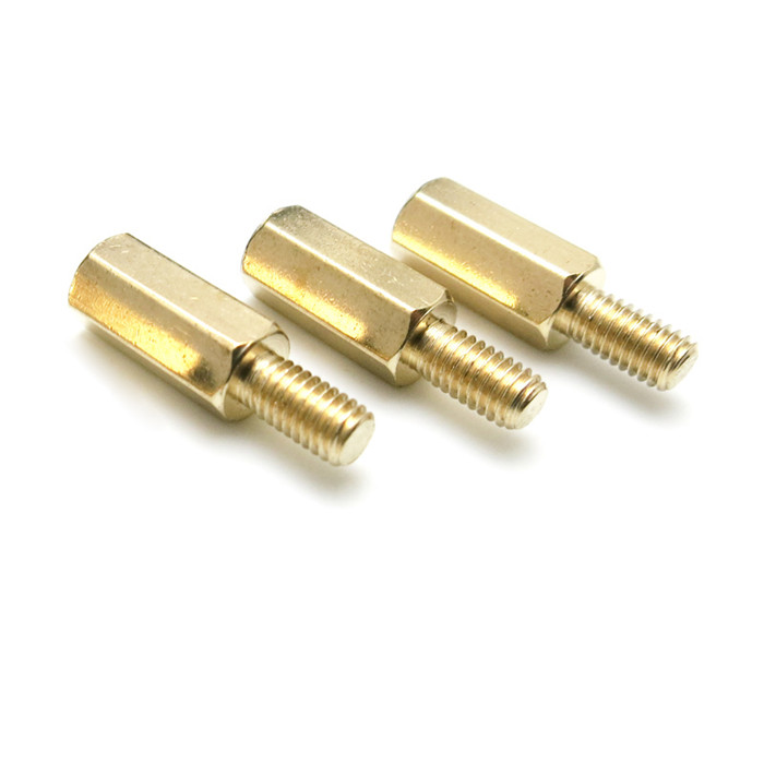 M3 hexagonal copper column single head isolation column copper stud screw 5 10 15 15 25 25 30 35 40 40 45 60MM