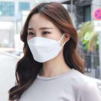 94 Mask 3D Solid Korean Version Male Tide Models Medico White Female Adult Disposable Black Dust Resistant Willow Leaf Type kn95
