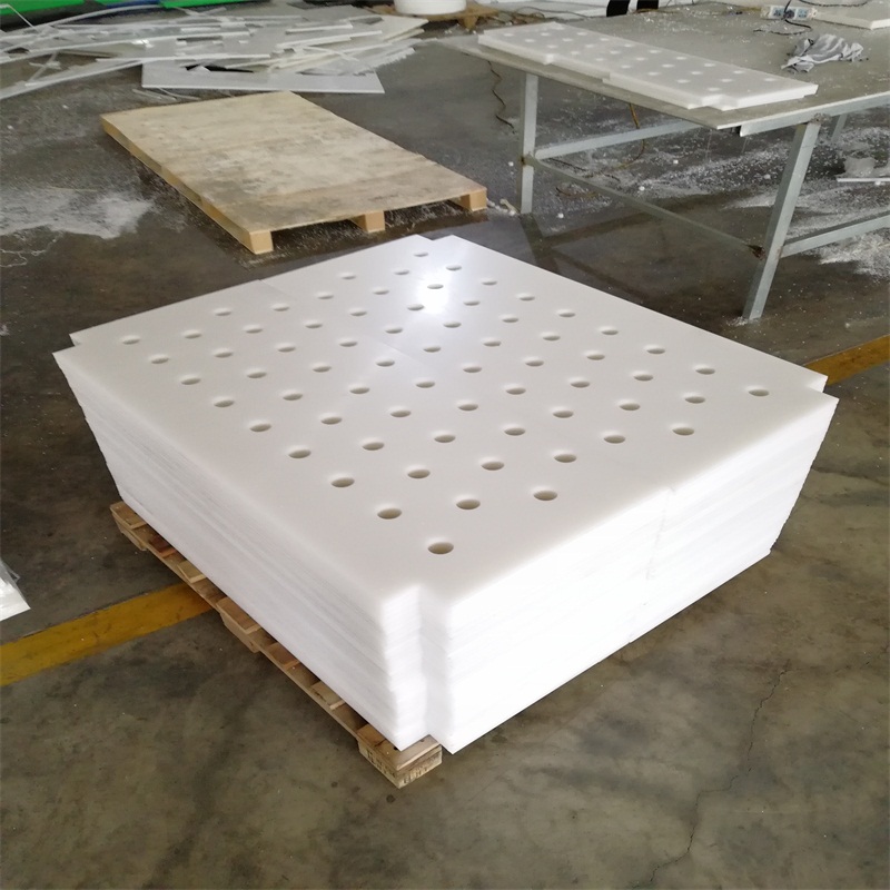 White plastic board PP board polypropylene board PE board polyethylene board white nylon board PVC board processing and cutting
