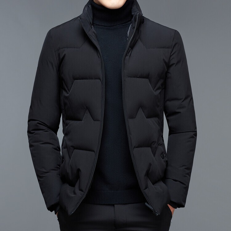 Men's Cotton-Padded Jacket 2024 Autumn and Winter New Style Cotton Clothing Business Thickened Warm Cotton-Padded Coat Winter Jacket Men's Trendy