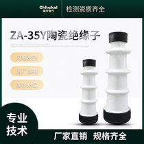 35KV outdoor insulator ZA-35Y ceramic pillar insulator ZA-35T high voltage pillar porcelain bottle 40 5KV