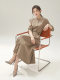 Autumn 2023 New Royal Sister Light Cooked Long Skirt Two-piece High-end Ladies Fashion High-end Sense Shirt Dress