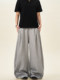 A Carton American-Style Heavy Drape Banana Pants for Men, Casual Loose Deconstructed Sweatpants, Wide-Leg Sickle Pants for Women